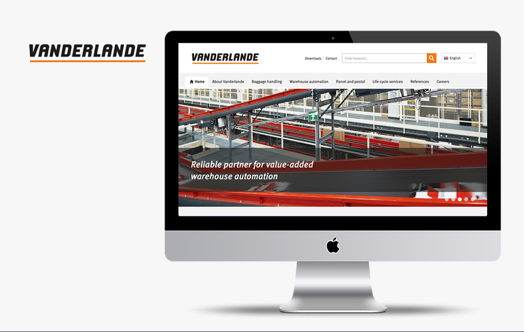 Vanderlande - Vraaggestuurde Website