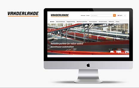 Vanderlande - Vraaggestuurde Website